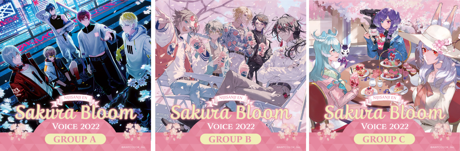 NIJISANJI EN「Sakura Bloom Goods&Voice2022」ENストア・にじストアに 