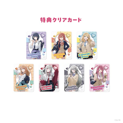 Idios キャラファイングラフ 特典クリアカード 石神のぞみ 倉持めると にじさんじから「Idios 3rd Anniversary」グッズを2026年1月16日(金)18
