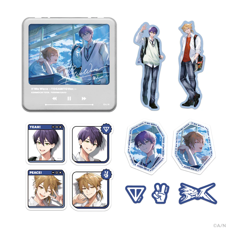 10点 ゲーム・おもちゃ・グッズ にじさんじ 伏見ガク 缶バッジ If We Were