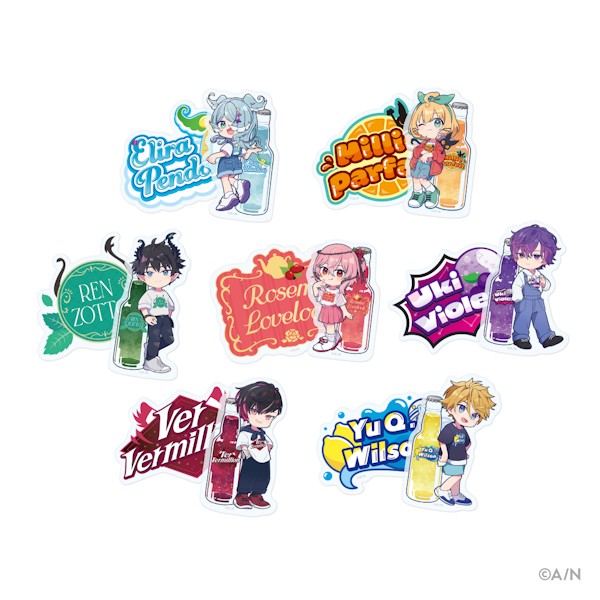 1点のみ アルバーン NIJISANJI 台湾 コラボ 限定 保冷 ボトル NIJISANJI EN「NIJI Bottle Vol.1」2024年8月14日(水)11時(JST