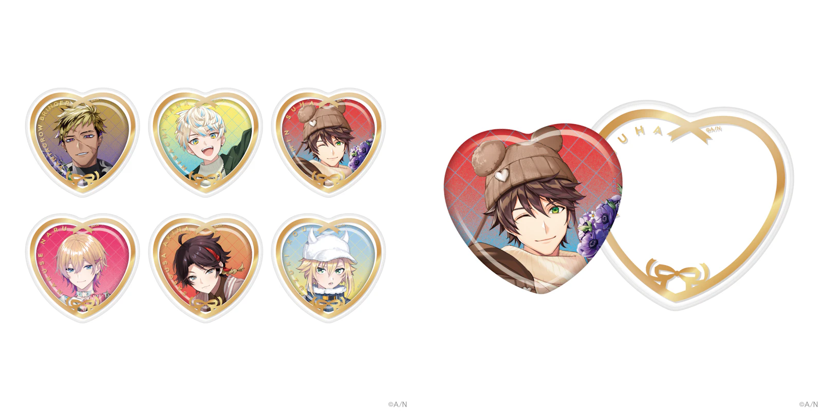 最終値下げ】にじさんじ ホワイトデー 2024 卯月コウ ハート型 缶  