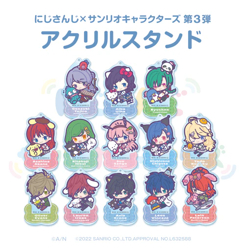 にじさんじ×サンリオキャラクターズ第3弾」2022年8月17日(水