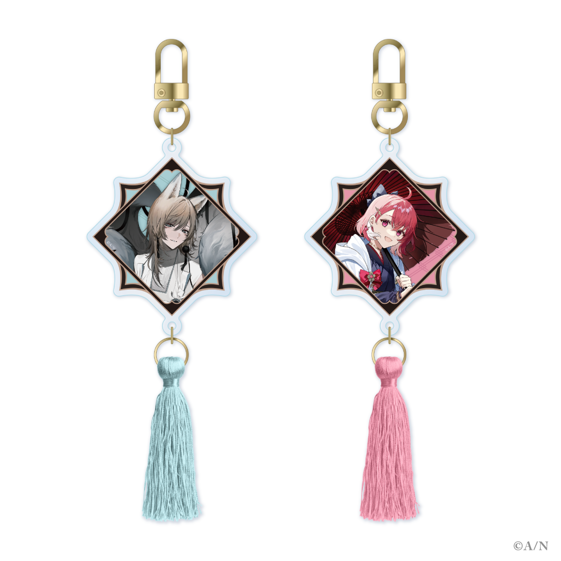 現状】キャラ分け Vtuber にじさんじ妖怪万化 ランダム和紙風箔押し缶  