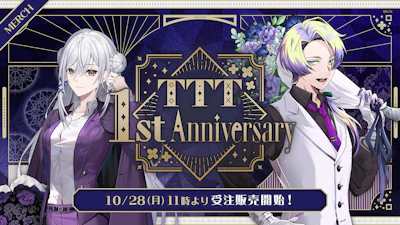 NIJISANJI EN「TTT 1st Anniversary」2024年10月28日(月)11時(JST)からにじストア・ENストアにて同時受注販売開始！