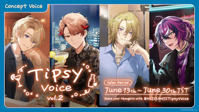 NIJISANJI and NIJISANJI EN announce “Tipsy Voice vol. 2”