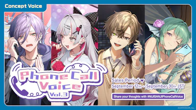 NIJISANJI and NIJISANJI EN announce “Phone Call Voice Vol.3”