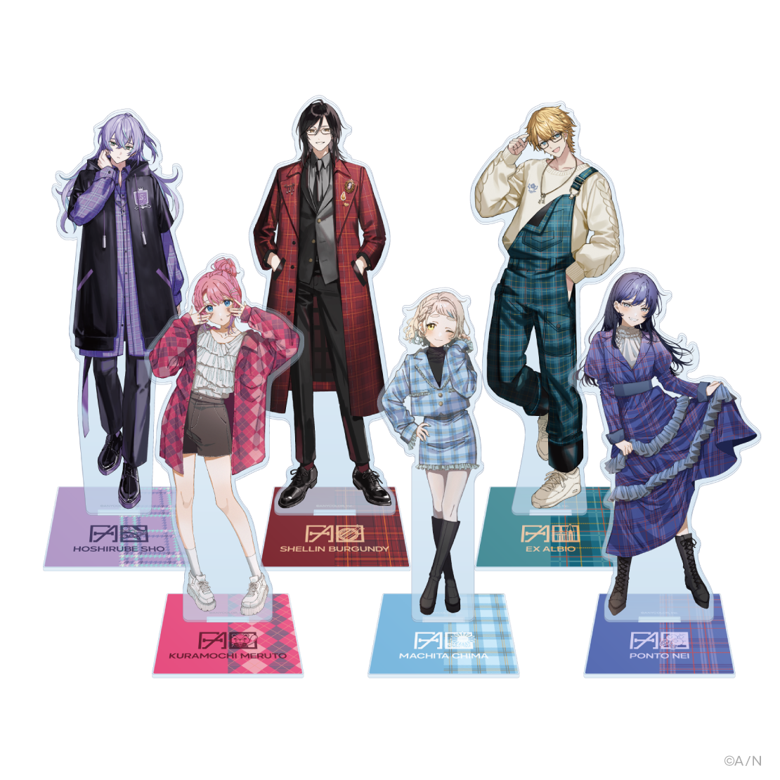 にじさんじ ファッショナブルオータム エクス・アルビオ 缶バッジ にじさんじ ファッショナブルオータム アクリルスタンド エクスアルビオ