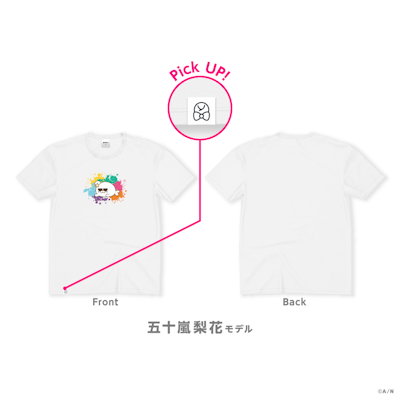 ライバー本人がプロデュースした、にじさんじライバーモデルTシャツ
