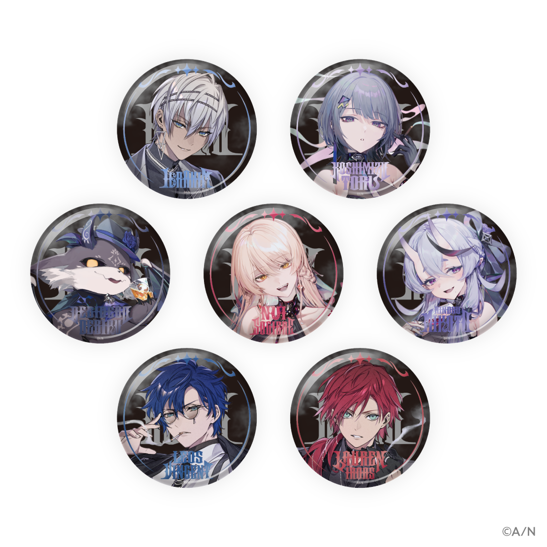 ローレン・イロアス NIJI HOLIC 缶バッジ ローレン・イロアス NIJI 