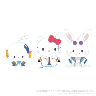 サンリオ　マスコット 3SKM×サンリオキャラクターズ」グッズを2025年10月9日(木)18時から受注