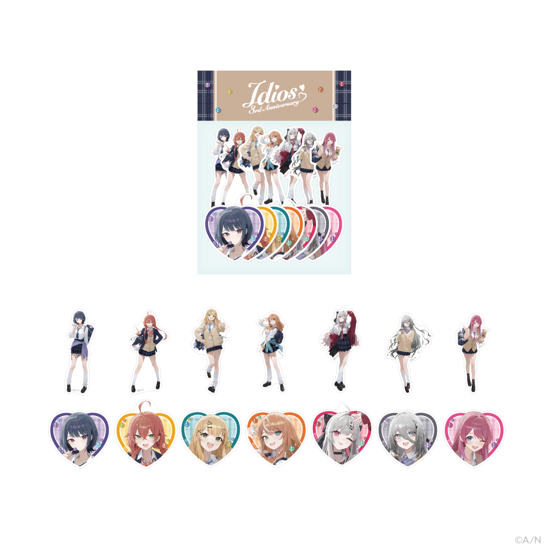 Idiosキャラファイングラフ タペストリー 石神のぞみ 3rd Idios にじ 