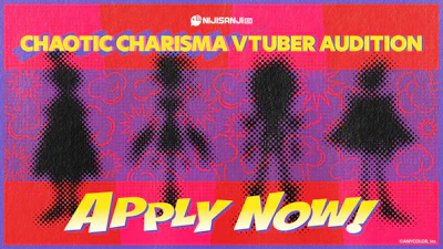 NIJISANJI EN launches new “Chaotic Charisma VTuber Audition”