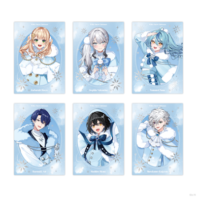 春崎エアル Winter  Christmas 箔押し 缶バ キャラクターグッズ 春崎エアル Winter Snow Christmas 箔押し 缶バ
