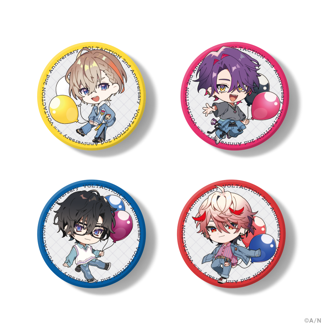 にじさんじ VOLTACTION 1周年 痛バ 渡会雲雀 缶バッジ 缶バッチ