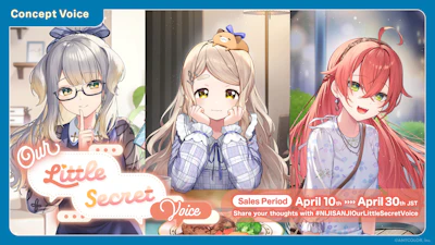 NIJISANJI and NIJISANJI EN announce “Our Little Secret Voice”