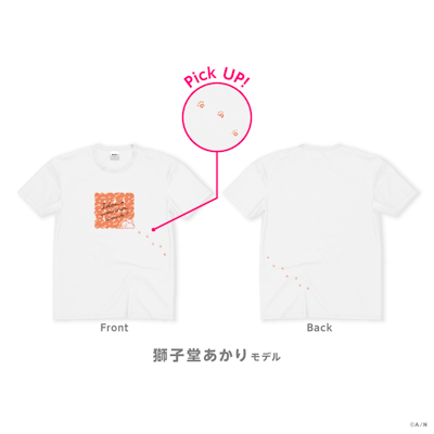 ライバー本人がプロデュースした、にじさんじライバーモデルTシャツ