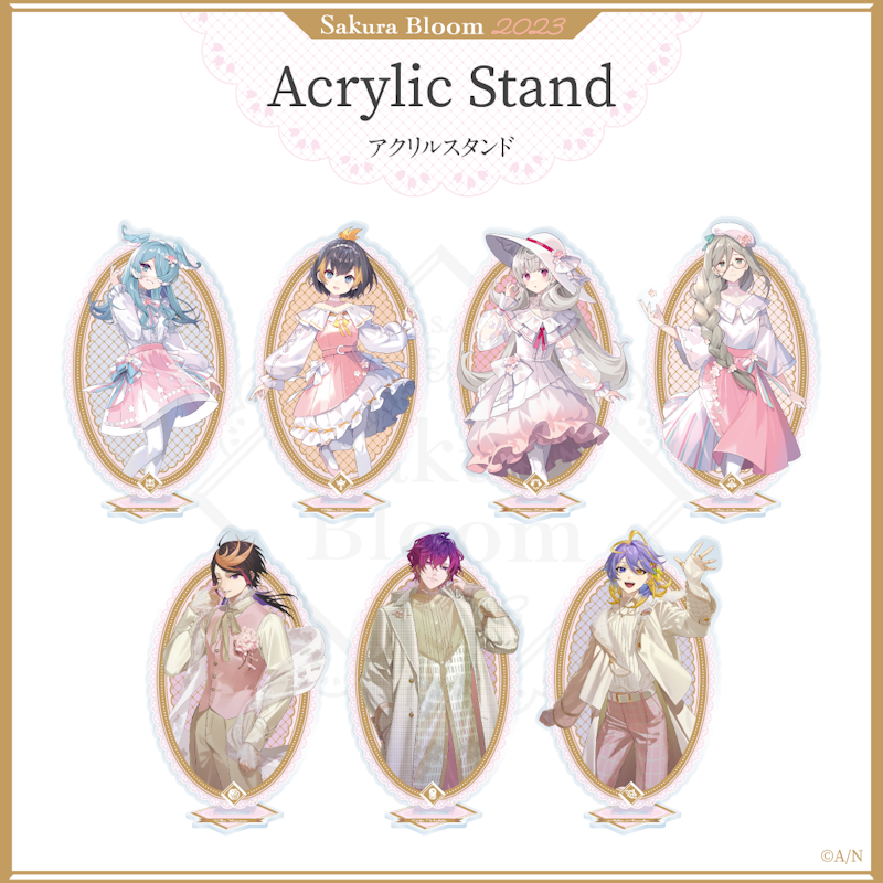にじさんじEN エリーラペンドラ 缶バッジ Sakura Bloom 2023 NIJISANJI EN announces “Sakura Bloom 2023 Goods & Voice