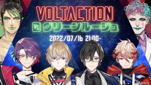 VTuber / バーチャルライバーグループ「にじさんじ」より、「VOLTACTION（ヴォルタクション）」として新たに4名がデビュー！本日2022年7月13日(水)より活動開始！  | ANYCOLOR株式会社（ANYCOLOR Inc.)