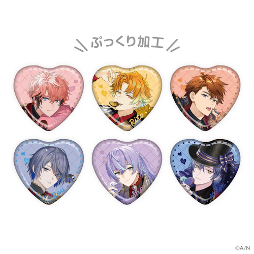 赤城ウェン 缶バッジ バレンタイン Melty Valentine(にじさんじ 赤城ウェン 缶バッジ バレンタイン Melty Valentine(にじさんじ