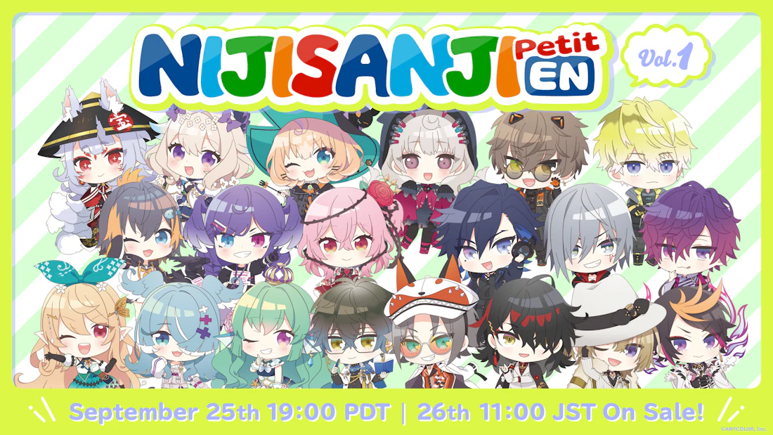 NIJISANJI EN announces NIJISANJI EN Petit vol.1