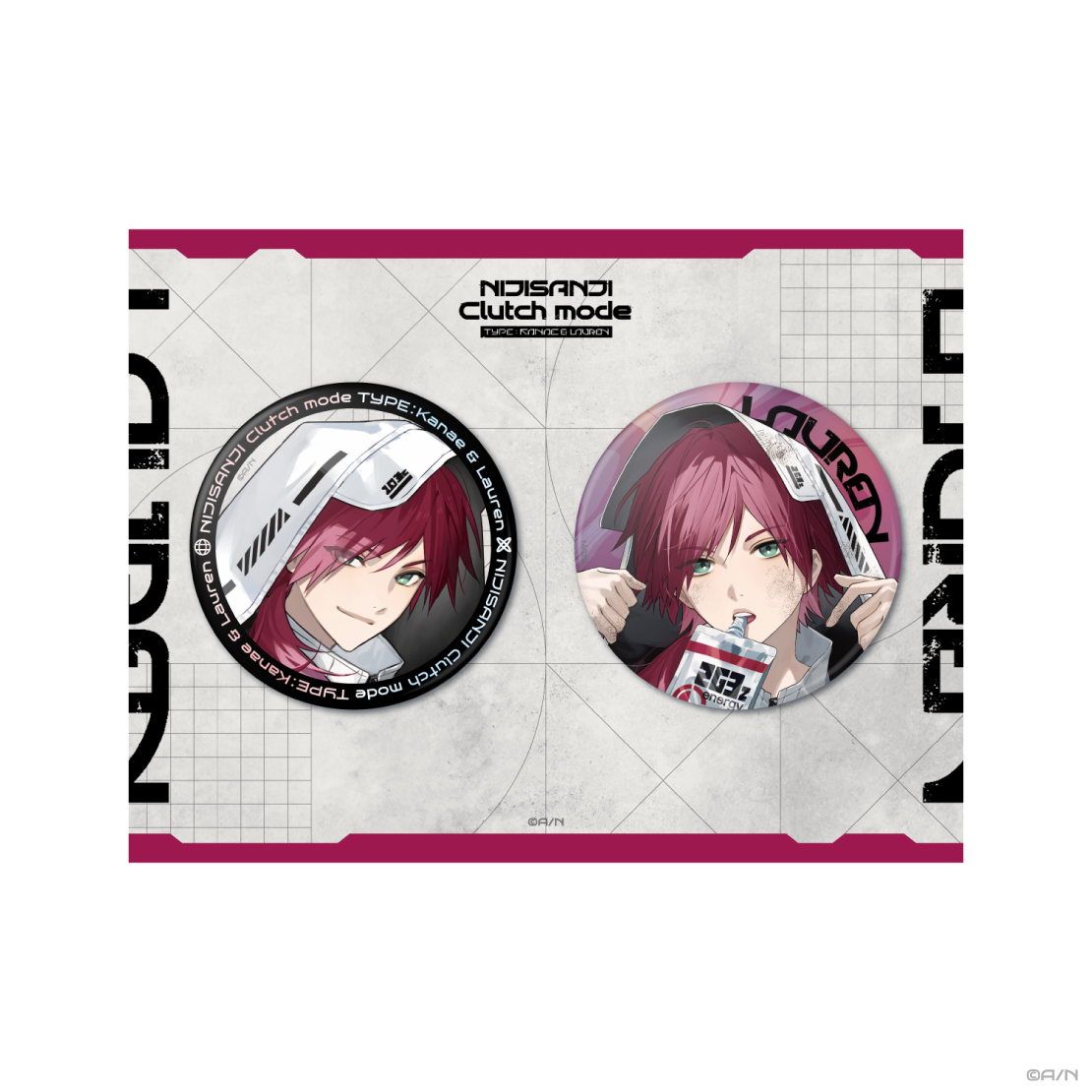 にじさんじ 叶 缶バッジ Clutch Mode