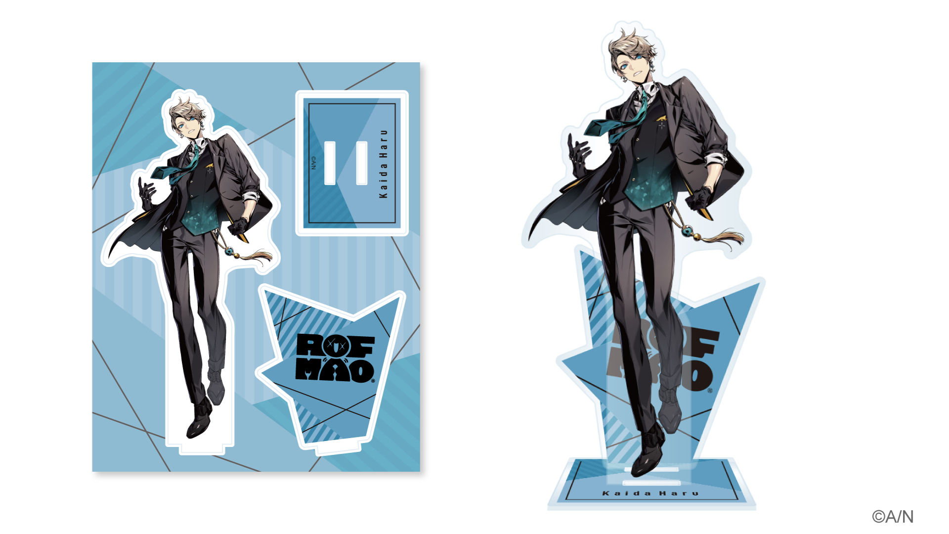 にじさんじ ろふまお デビュー アクスタ ろふまお 剣持刀也 缶バッジ にじさんじユニット「ROF-MAO（ろふまお