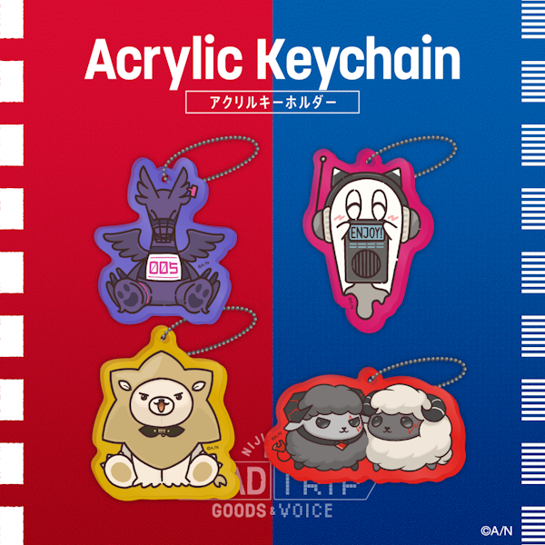 にじさんじEN ルカカネシロ アクリルキーホルダー ROAD TRIP