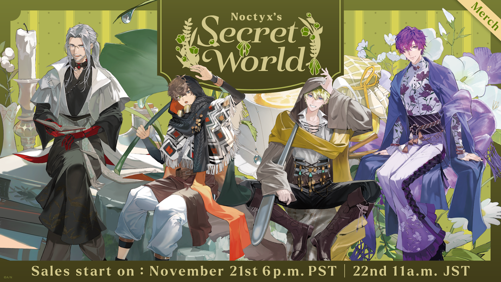NIJISANJI EN announces “Noctyx's Secret World” merchandise NIJISANJI EN announces “Noctyx's Secret World” merchandise