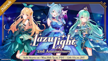 NIJISANJI EN announces “LazuLight 2nd Anniversary” merchandise