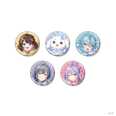 2ndライブ 特典缶バッジ にじさんじから「いずれ菖蒲か杜若 2nd Anniversary」と「あやかき