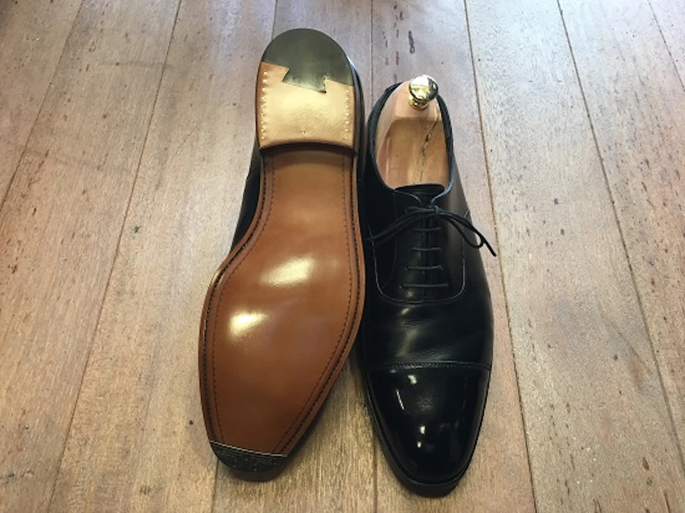 クロケット&ジョーンズのハンドグレードライン|オールソール完了