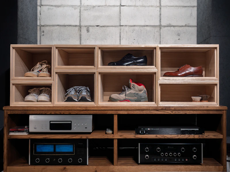 桐箱シューケース