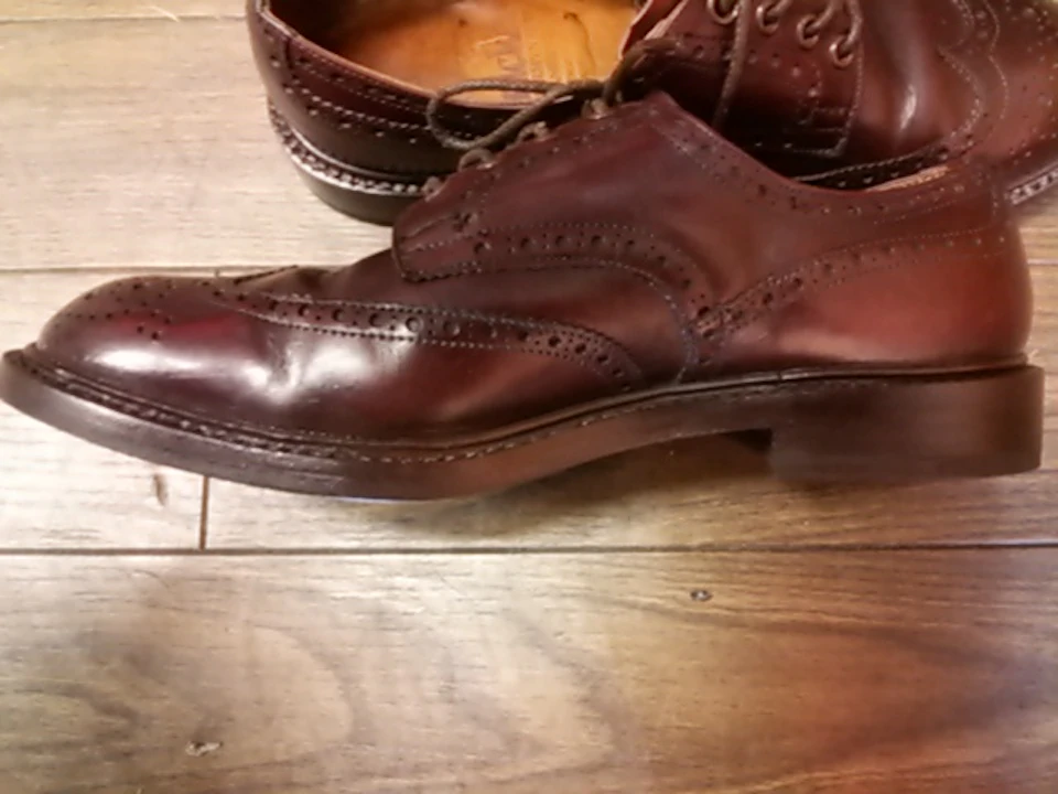 トリッカーズのオールソール交換後のコバ