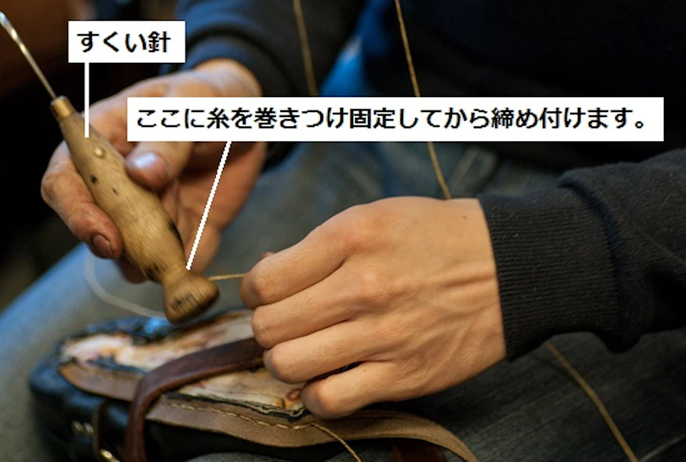 すくい縫いとすくい針