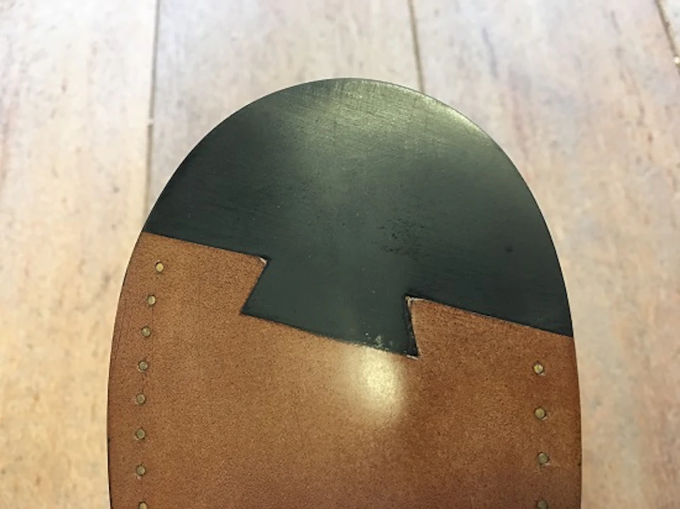 修理後の化粧釘