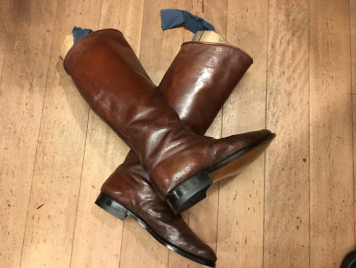 101年前の軍靴の修理 オールソールと中底交換