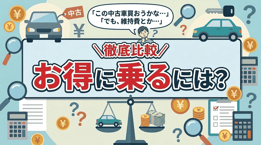中古車購入とリースを比較