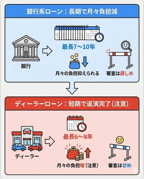 車のローンは何年まで組める？