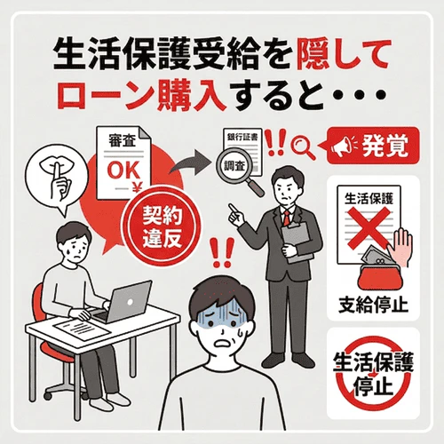 生活保護受給中に無断で車をローン購入するとどうなる？