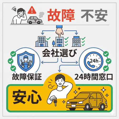 サポート体制が充実したリース会社を選ぶ