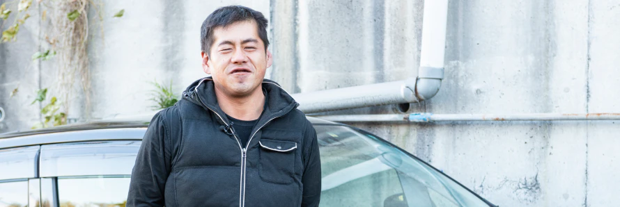 「カーリースカルモくん」の利用者に、サービスを利用してみての感想やカーライフについてインタビュー取材をした内容をまとめた記事のタイトル画像。