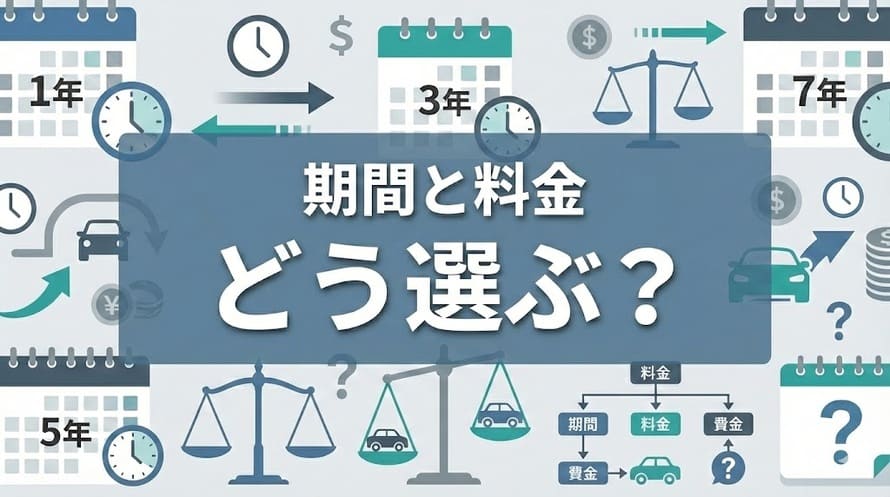 カーリースの契約期間について