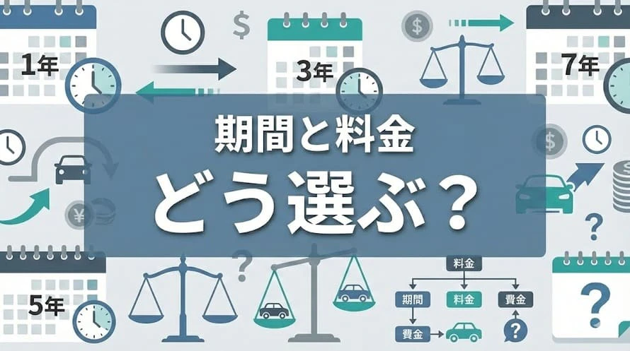 カーリースの契約期間について