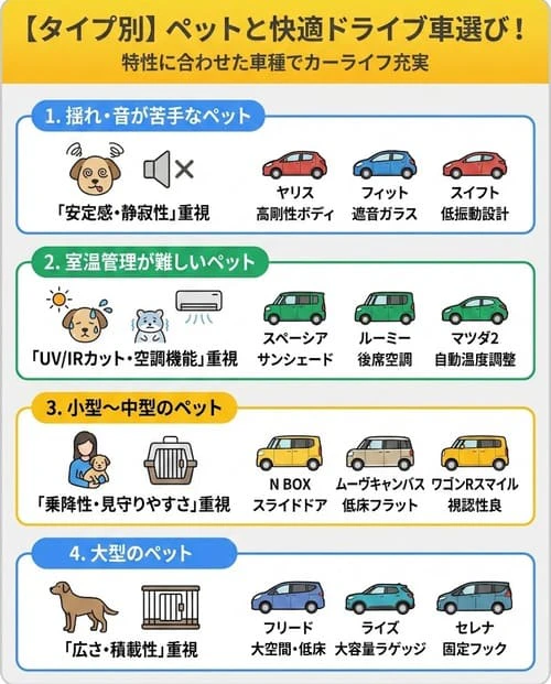 【タイプ別】カーリースでペットと快適にドライブを楽しめる車とは?