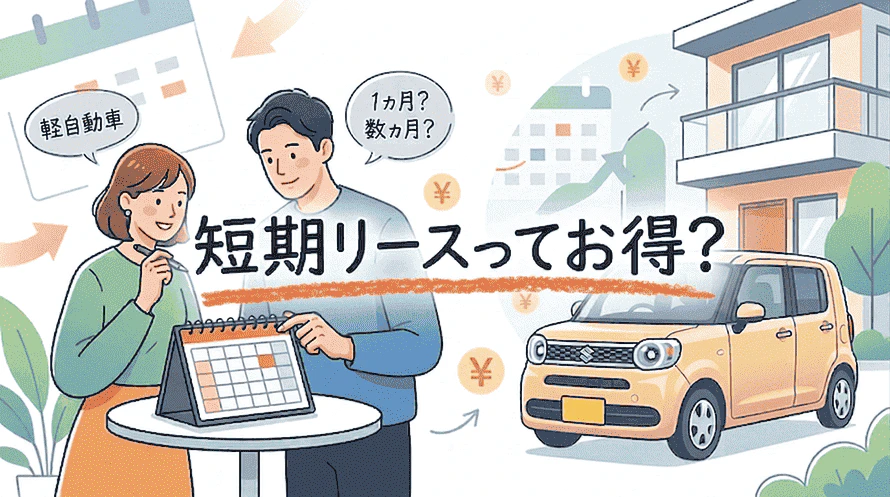 軽自動車における短期リースについて