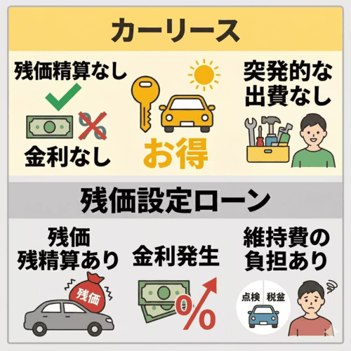 カーリースとの比較