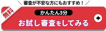 審査が不安な方にもおすすめ！無料 かんたん3分お試し審査をしてみる