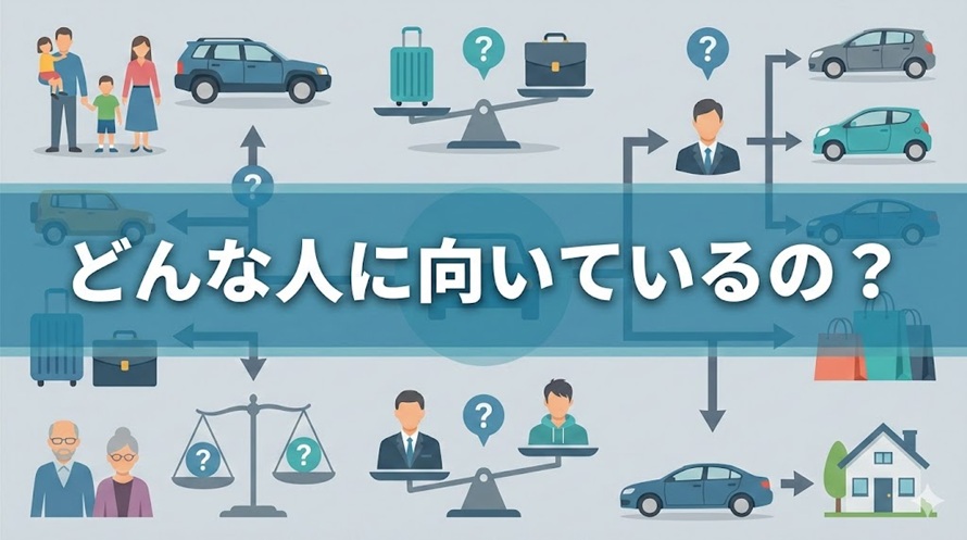 カーリースに向いている人の特徴とは?利用者の声や利用時の注意点も徹底解説