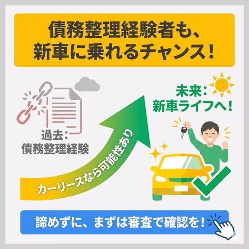 審査実績が豊富なカーリース会社を選ぼう