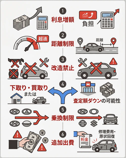 残価設定ローンはデメリットしかないといわれる6つの理由とは